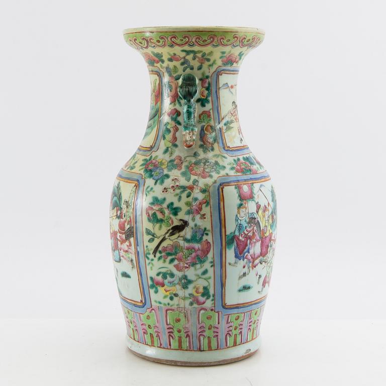 Vas Kina Kanton 1800-talets slut porslin.