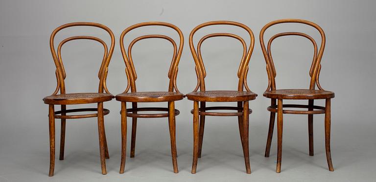 STOLAR, 4 st, bok, Jacob & Josef Kohn, Wien Österrike, 1900-talets början.