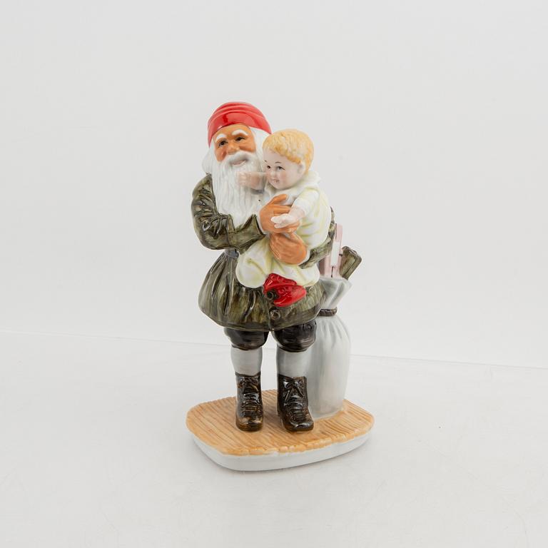 Jenny Nyström, after, a set of six porcelain gnome figurines from Kalmar läns museum, later part of the 20th century.