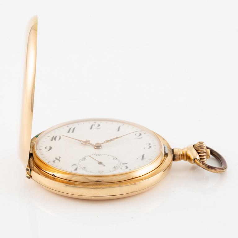 Pocket watch, hunter, 52 mm.