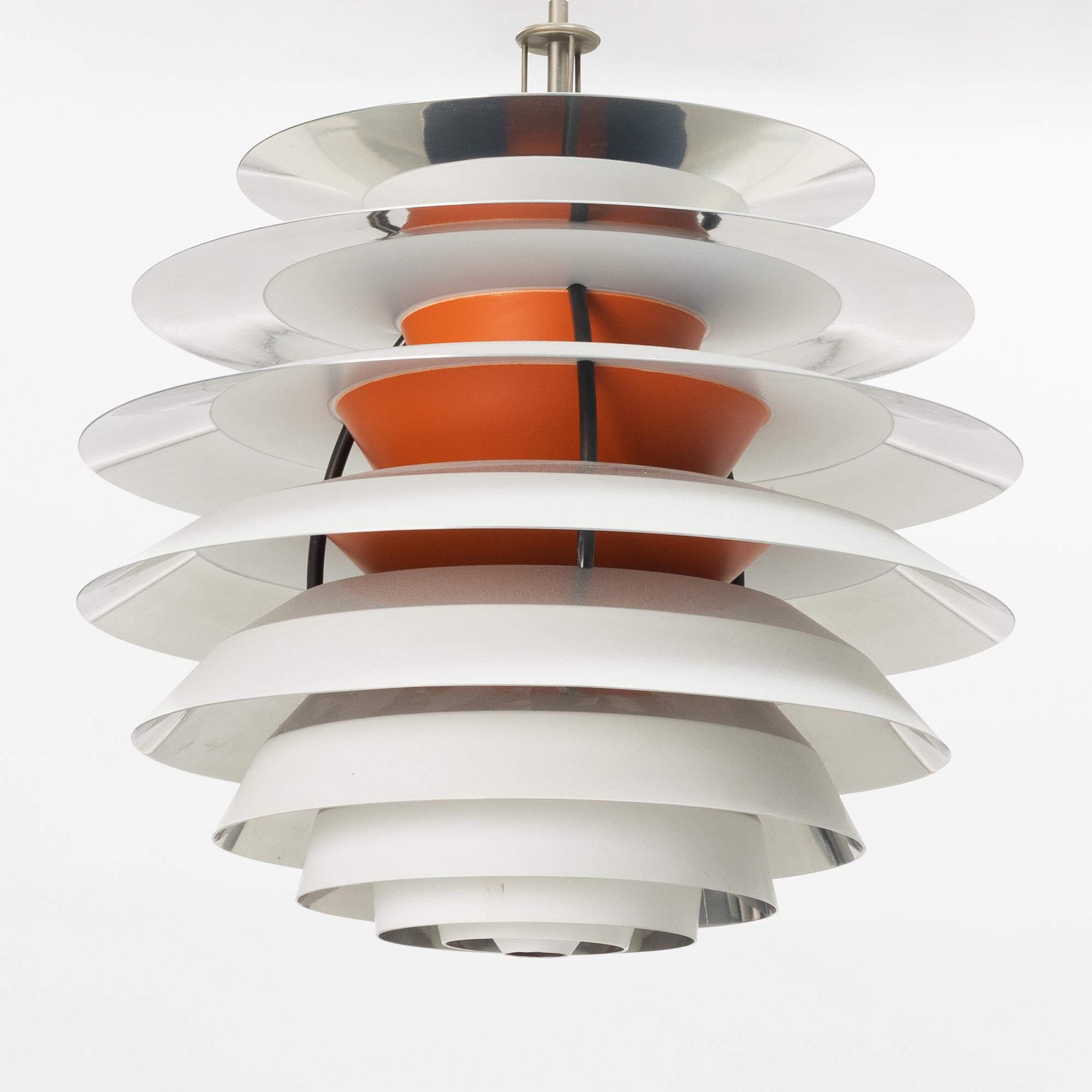 Poul Henningsen, A 'PH-kontrast' pendant lamp by Poul Henningsen for Louis Poulsen.