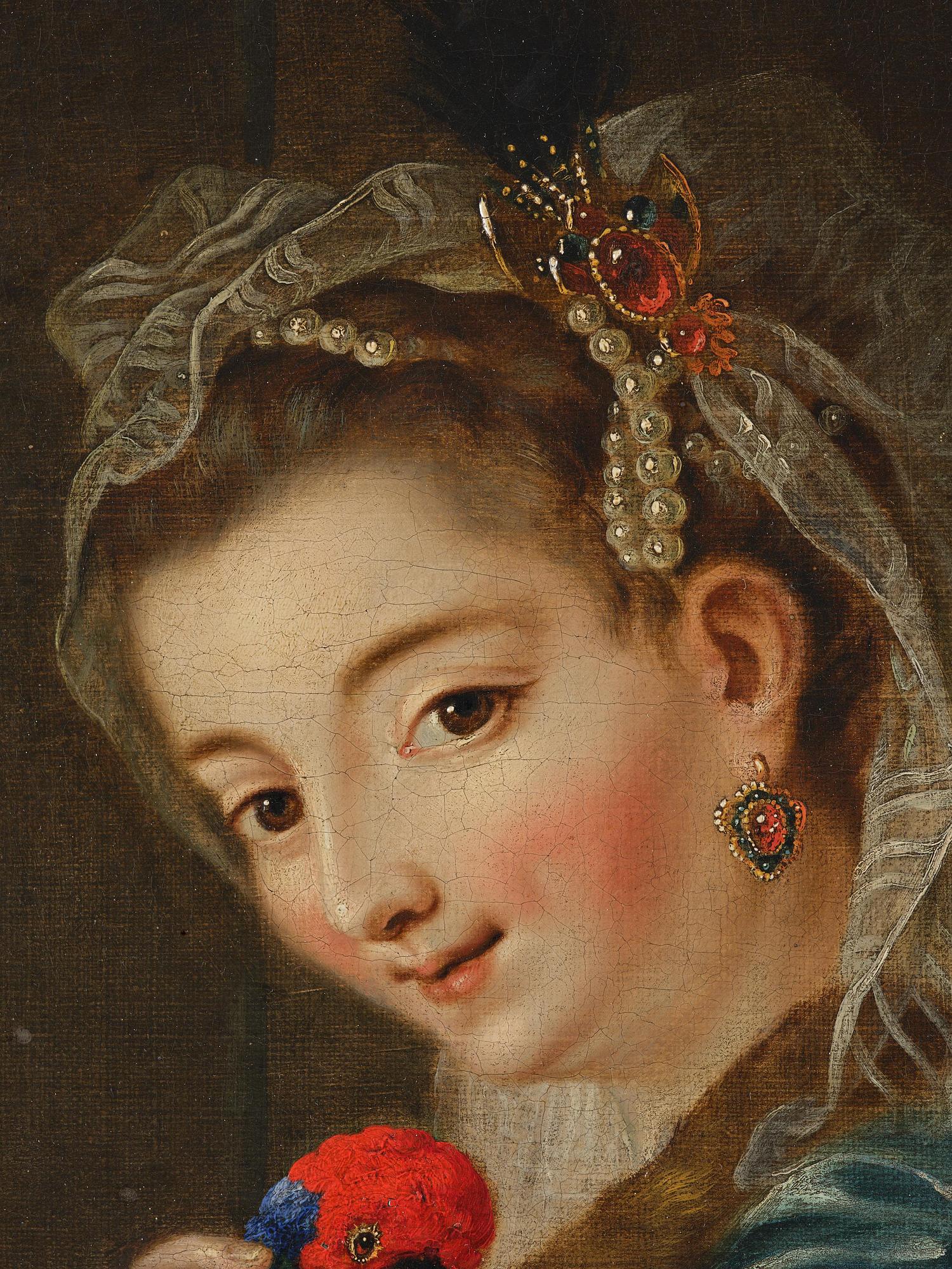 Johann Heinrich Tischbein, Konstnärens dotter Wilhelmine Ernestine Fredrike Tischbein (1759-1820) i turkisk dräkt.