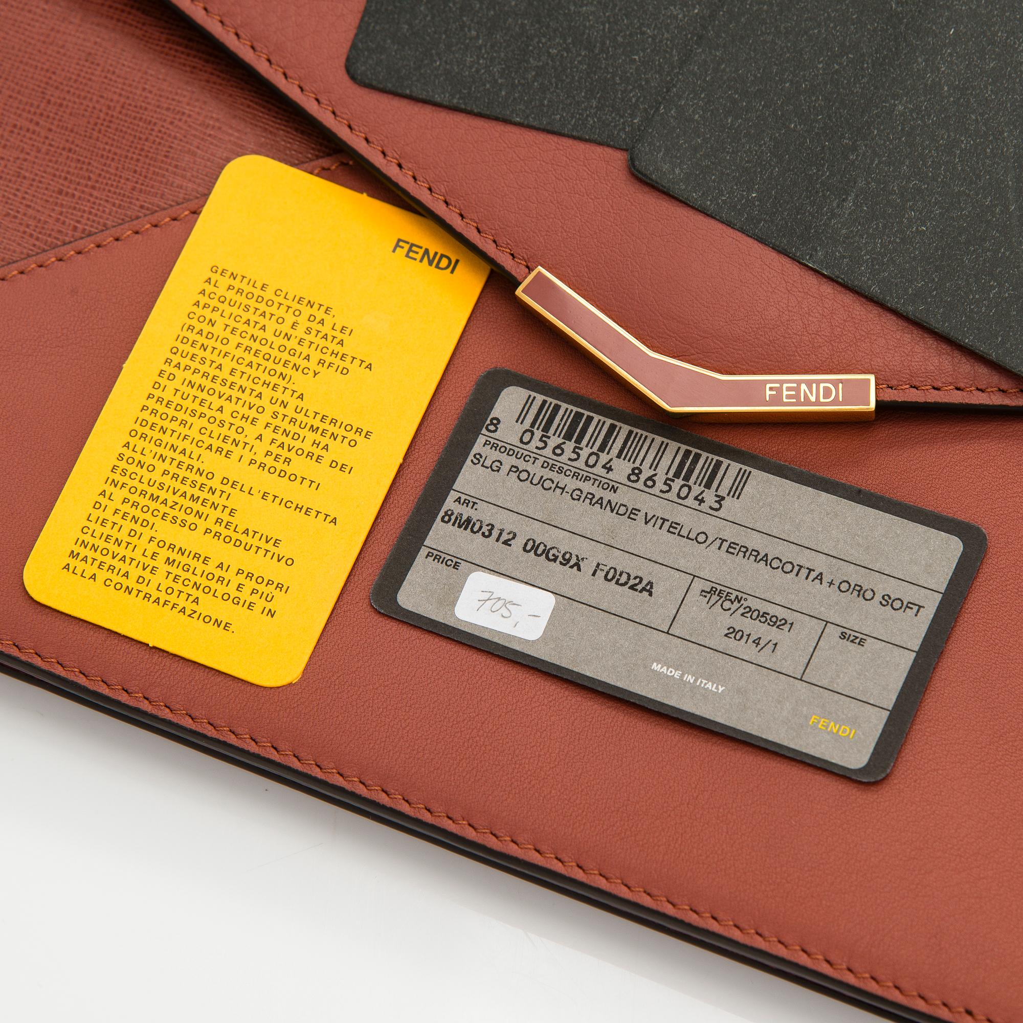 Fendi, väska "2 jours clutch".