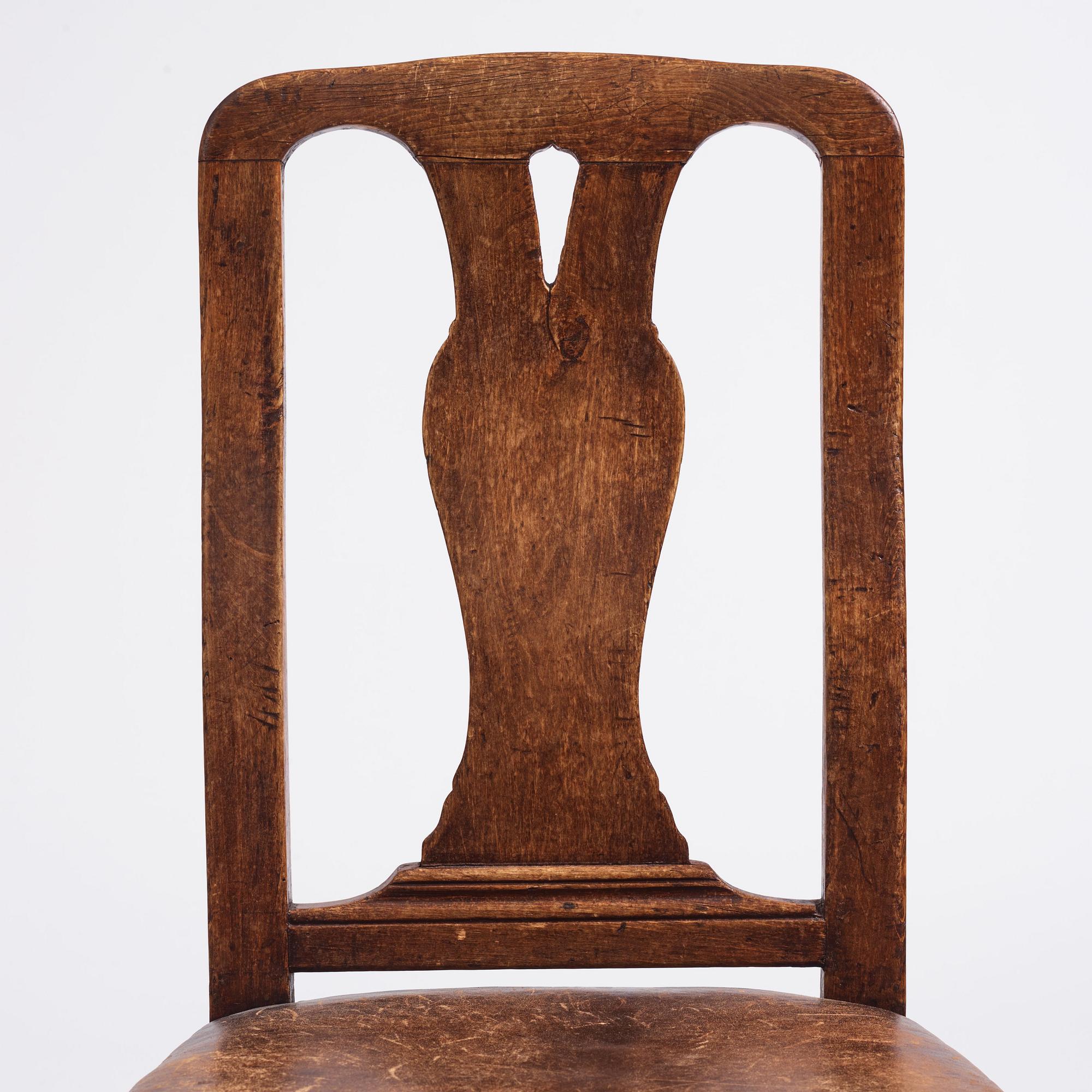 A set of six late Baroque chairs by A. Thunberg (master 1768).