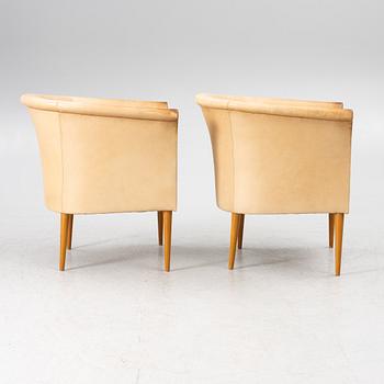 Marie Norell-Möller, a pair armchairs, "Cicci", Norell Furniture.