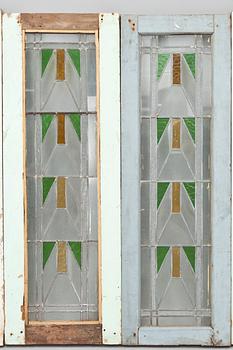 FÖNSTER, 4 stycken, jugend, 1900-talets första hälft.