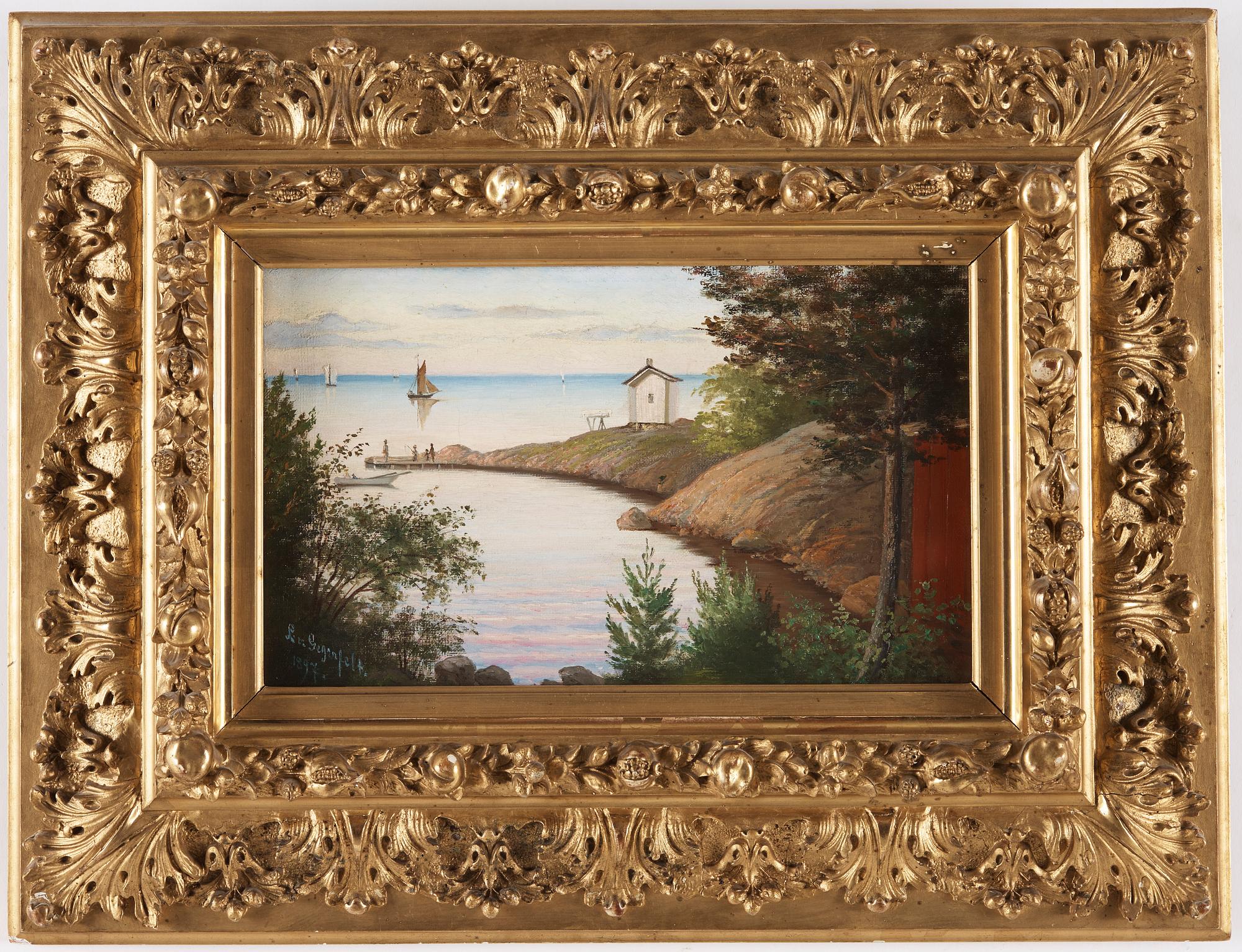 LOTTEN VON GEGERFELT, oil on canvas, signed L v. Gegerfelt and dated 1897.