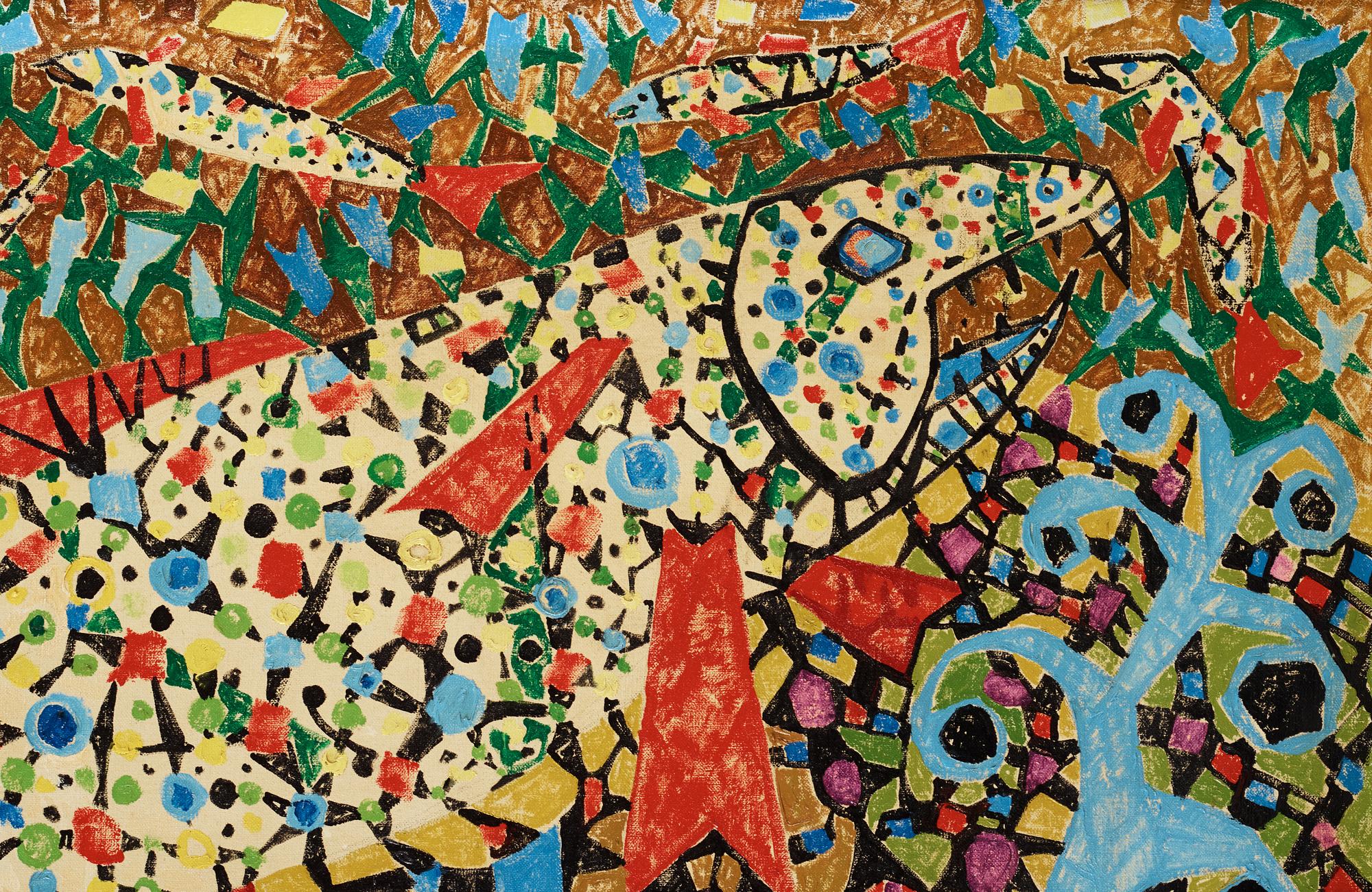 UNO VALLMAN, olja på duk, signerad och daterad 1959.