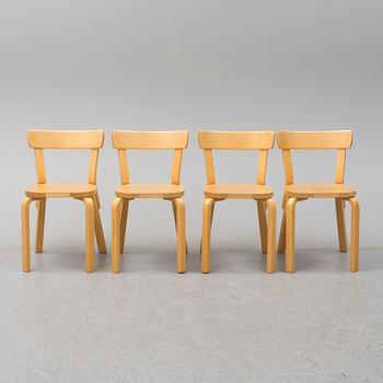 ALVAR AALTO, a five-piece birch dining suite from Artek, Finland.