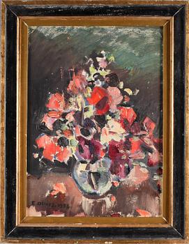 EDVIN OLLERS, olja på pannå, signerad och daterad 1956.