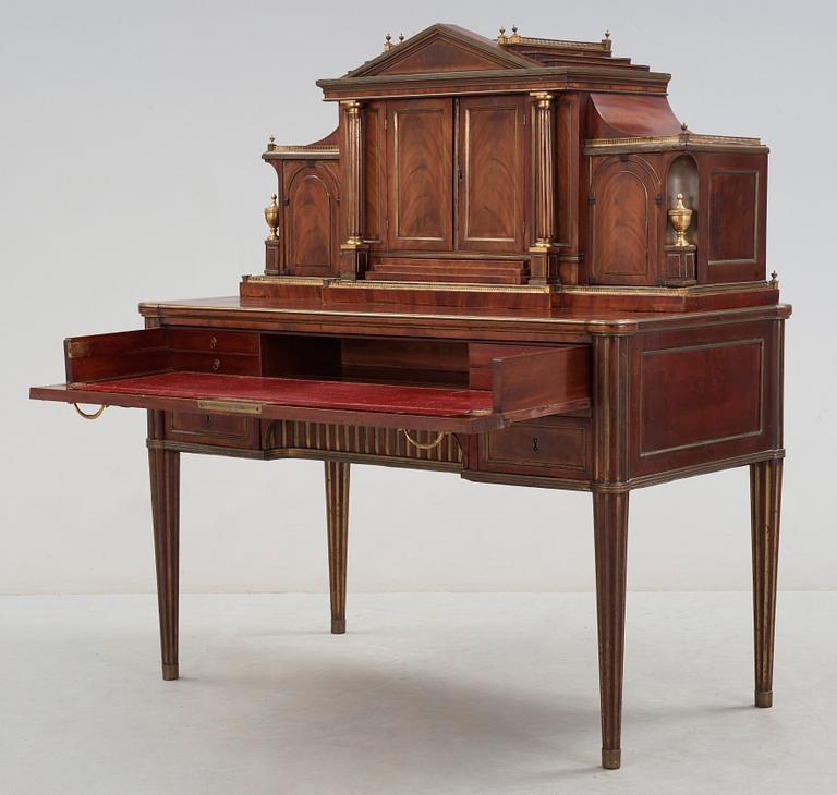 A RUSSIAN DIRECTOIRE 1790'S WRITING TABLE ATTRIBUTED TO CHRISTIAN MEYER.