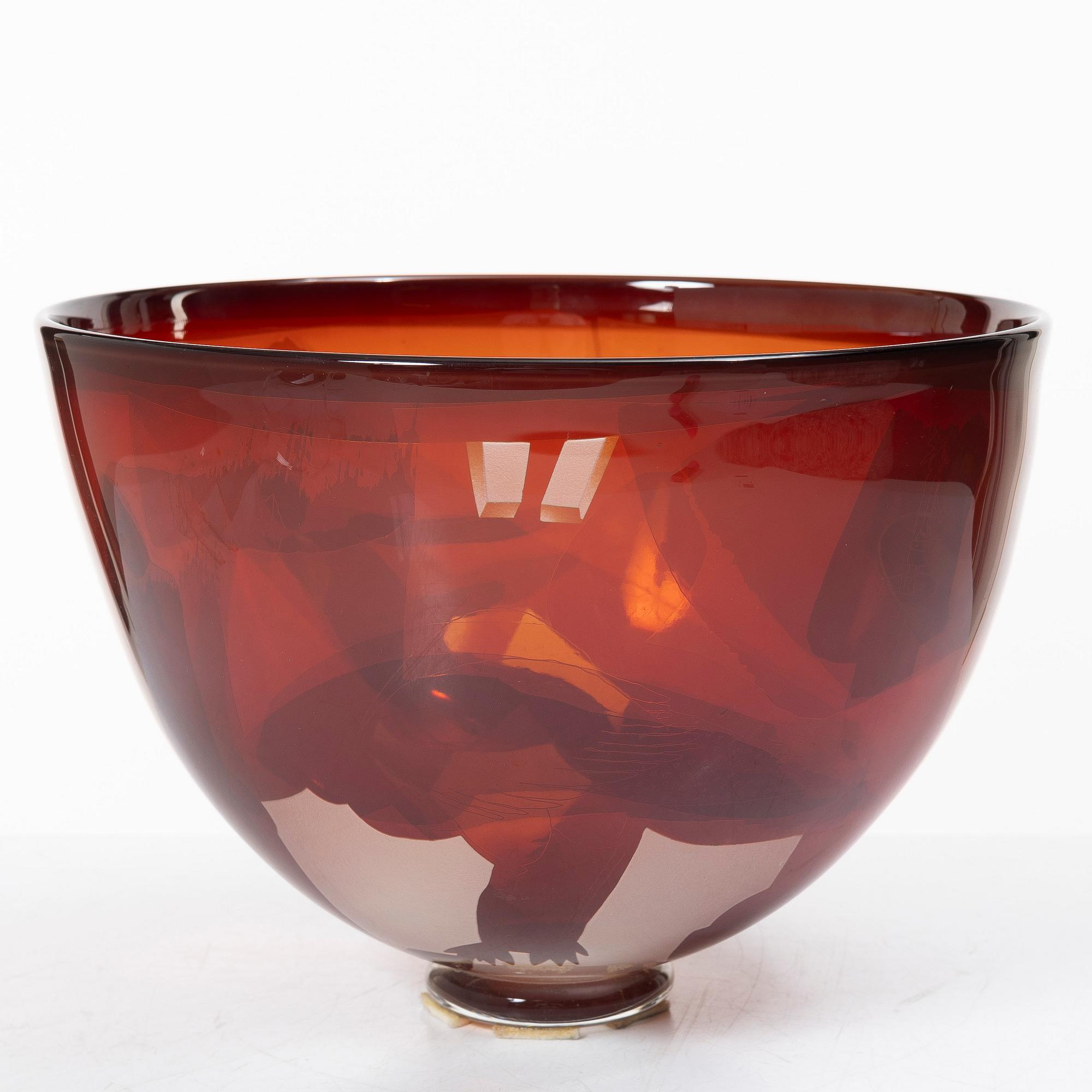 Ann Wolff, a bowl, 1980.