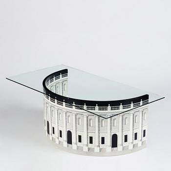 Piero Fornasetti, soffbord, "Architettura", Fornasetti, Milano, Italien 2008.