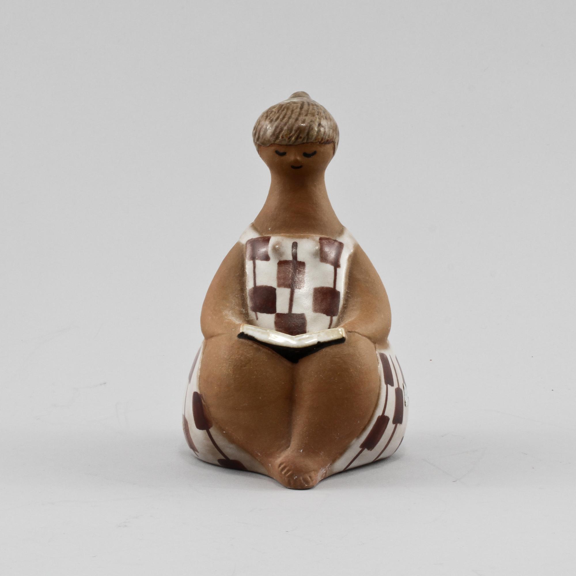 FIGURIN, stengods, Lisa Larson, Gustavsberg, 1900-talets andra hälft.