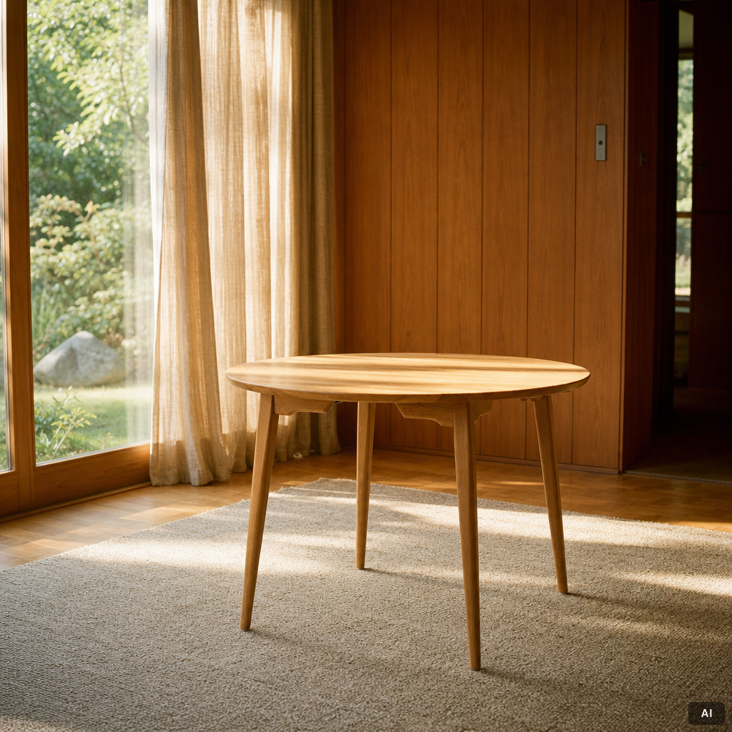 Dining table, "Timeless", Haslev, Denmark 2019.