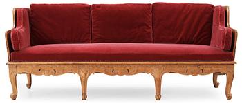 1521. A Swedish Rococo 18th century sofa.