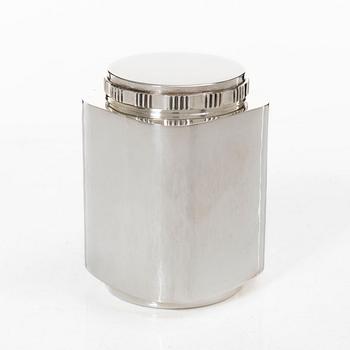 A Swedish silver box with lid, mark of Company MGAB, Uppsala 1968.