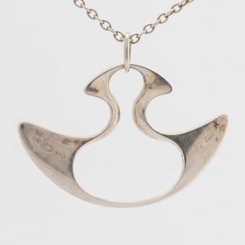 HENNING KOPPEL, silver, halsband för Georg Jensen, 1970-tal.