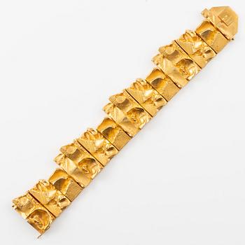 A Björn Weckström bracelet 18K gold "Tenochtitlan", for Lapponia.