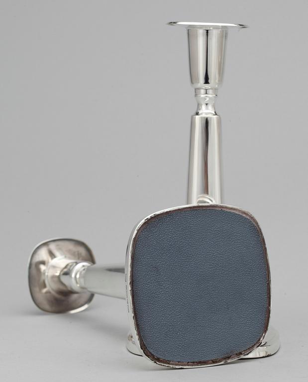 LJUSSTAKAR, 4 st, silver, Tore Eldh, Göteborg, 1983, -86.
