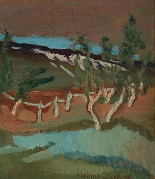 Helmer Osslund, Landscape from the north of Sweden.