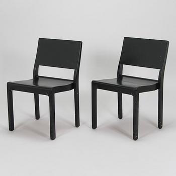 Alvar Aalto, stolar, 4 st modell 611 O.Y. Huonekalu- ja Rakennustyötehdas A.B. 1930-talets början.