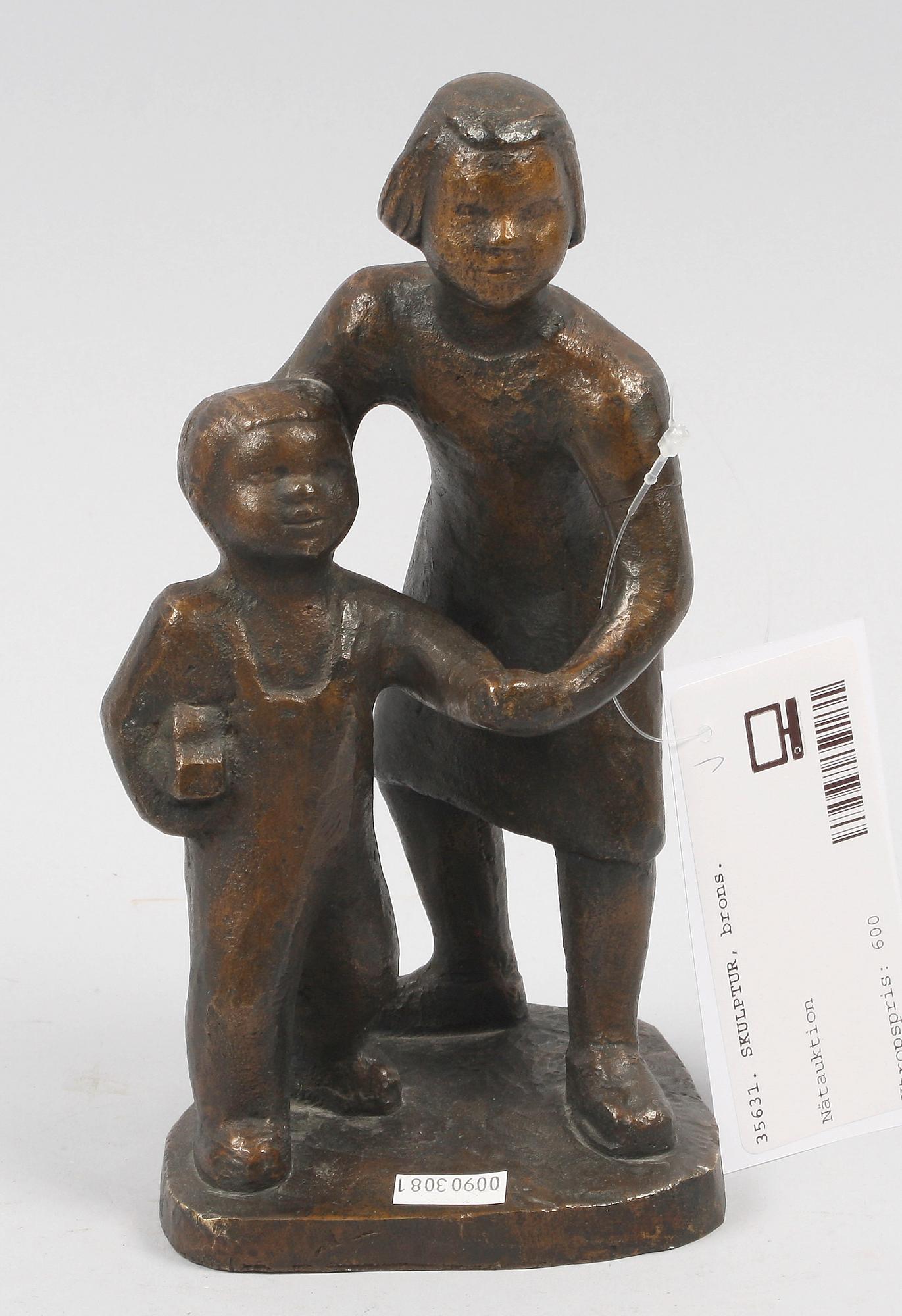 SKULPTUR, brons.