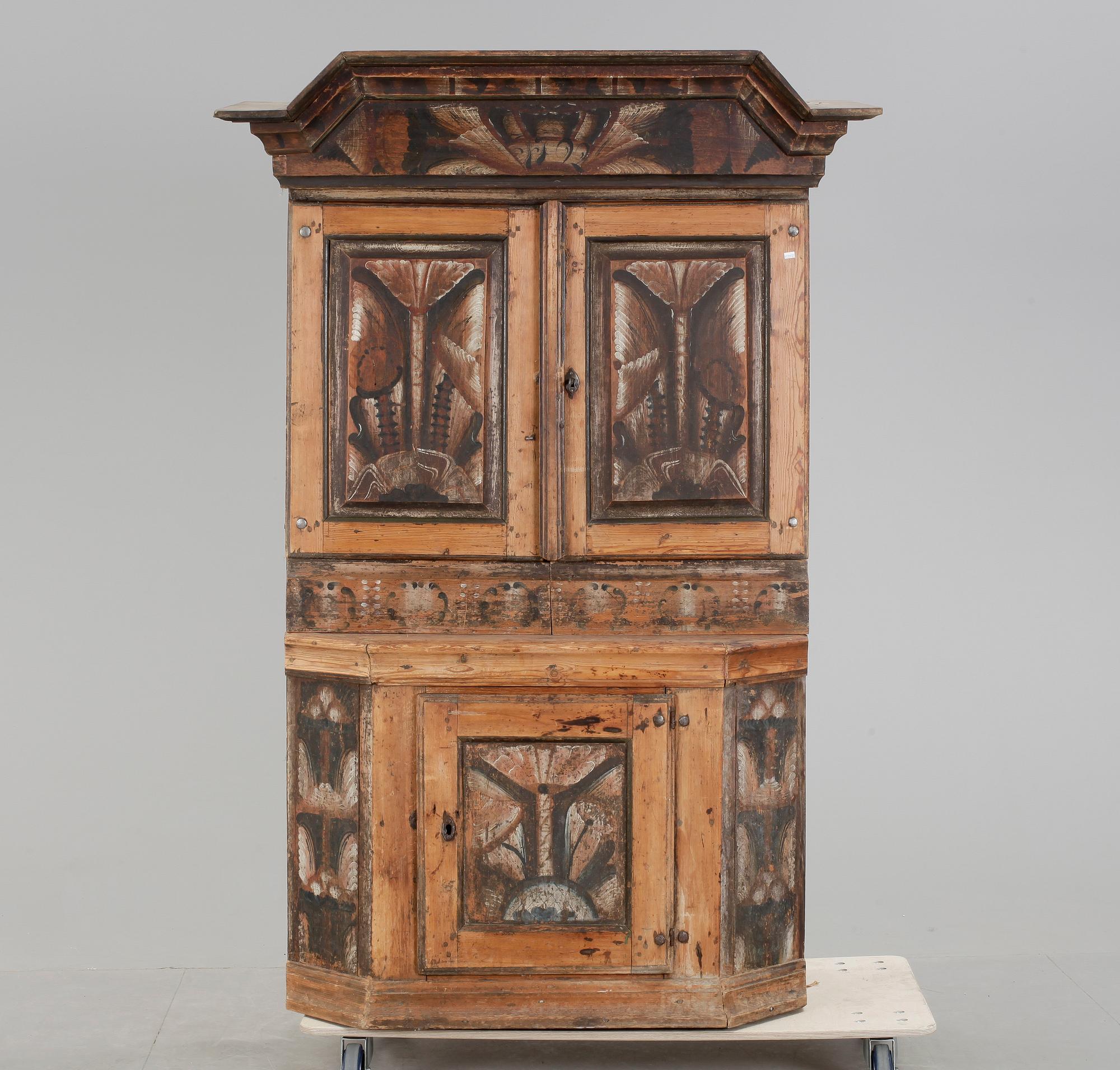 SKÅP. Allmoge, märkt 1792.