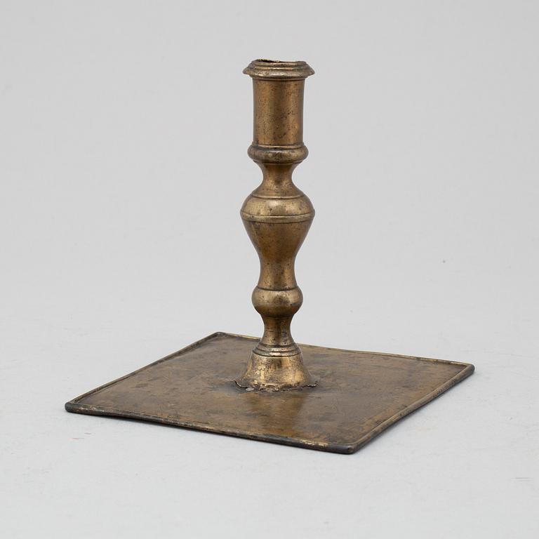 LJUSSTAKE, brons, 1600-tal.