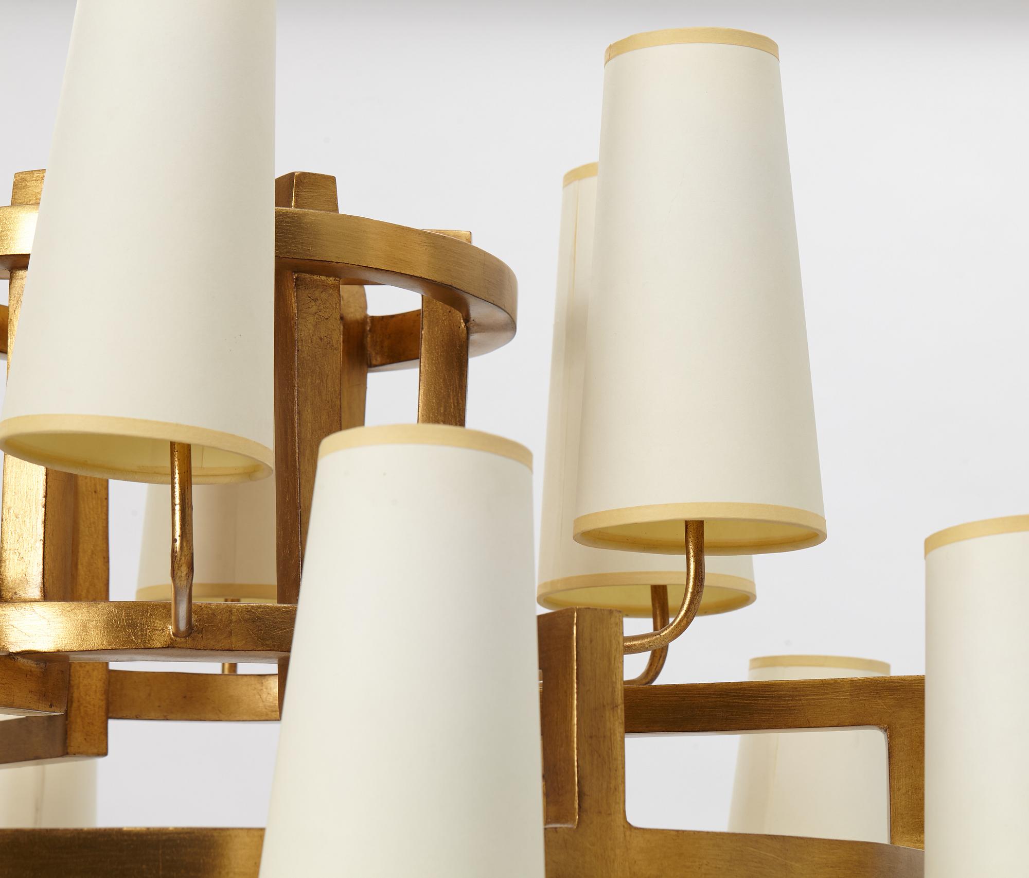 A chandelier, Tory Burch.