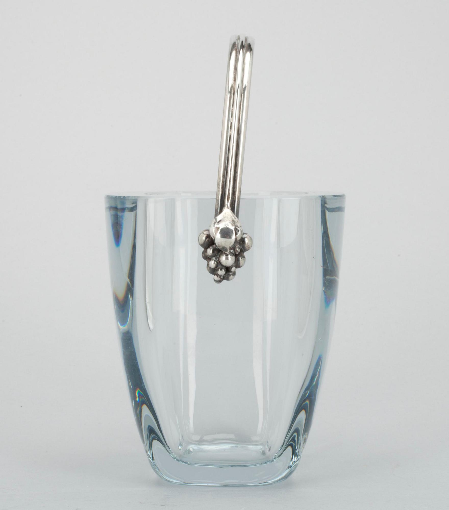 ISHINK, sterling sliver samt glas, Dansk Guldsmede-Håndværk, Köpenhamn 1964-1973.