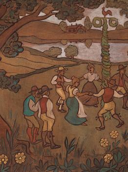 Ivar Arosenius, "Midsommardans" (Midsummer dance).