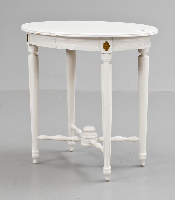 SALONGSGRUPP, 4 delar, gustaviansk stil, 1900-tal.