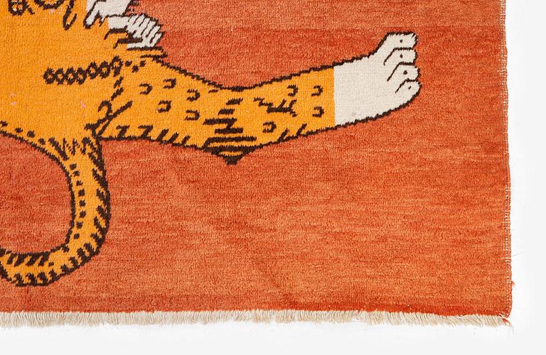 Matta, Antik Khotan, nordvästra Kina, ca 301 x 166 cm.