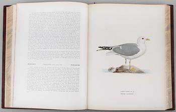 BÖCKER, 3 vol, "Svenska Fåglar", Wilhelm von Wright, Förlaget Svenska Fåglar Stockholm, 1927.