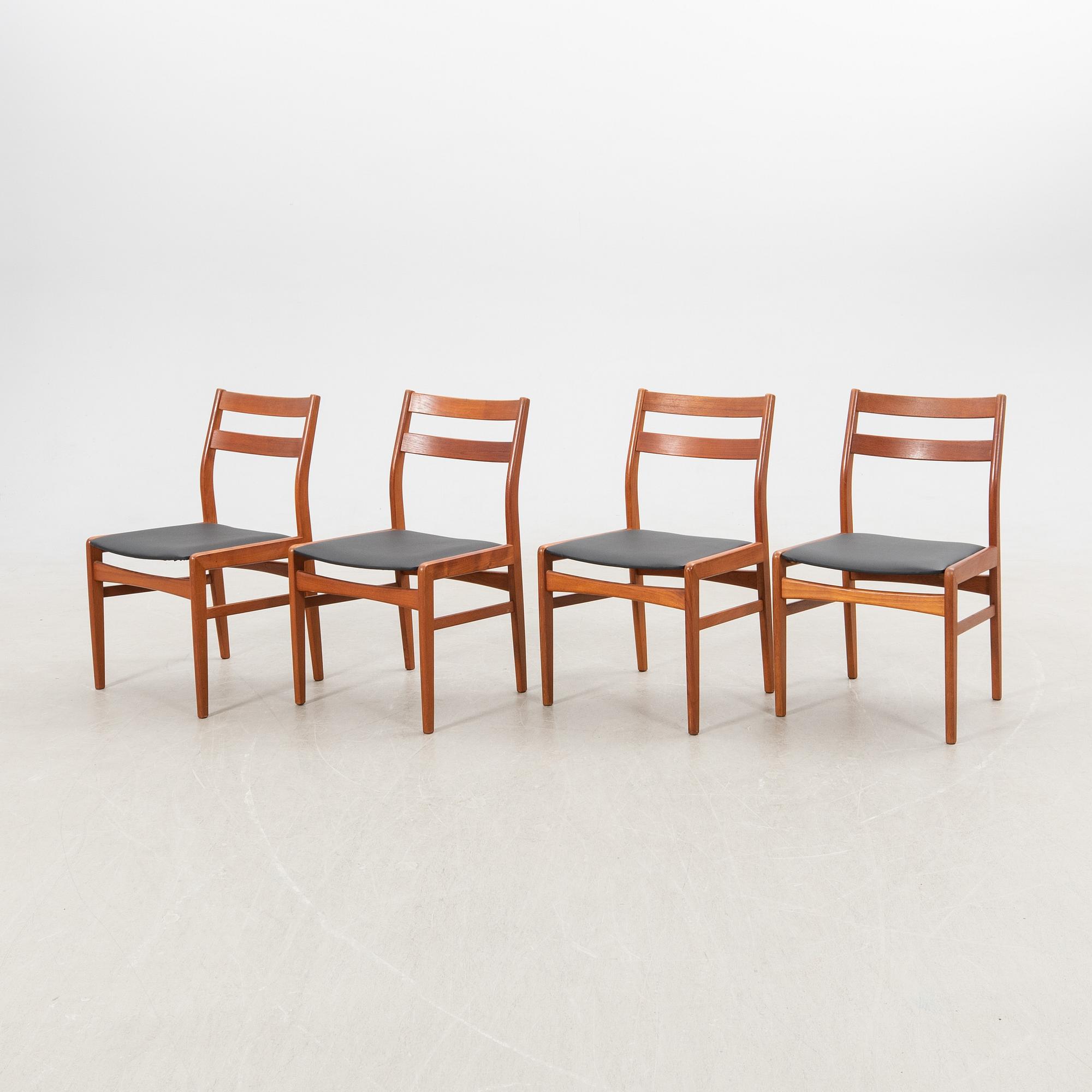 Chairs 4 pcs 1960s/70s.