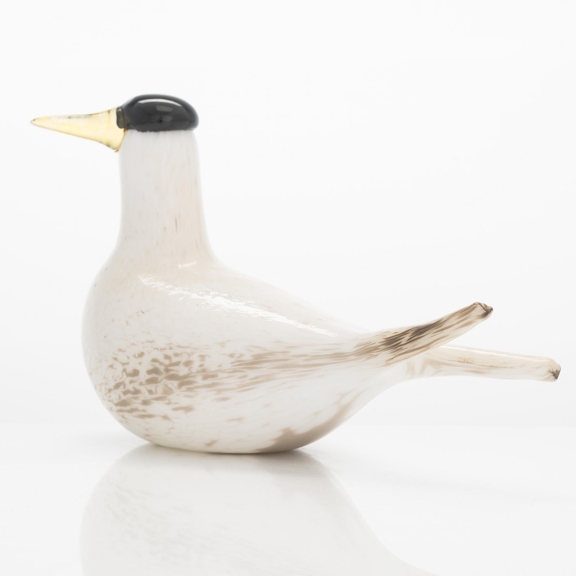 Oiva Toikka, annual glass bird 2000, signed O. Toikka Nuutajärvi 2000.
