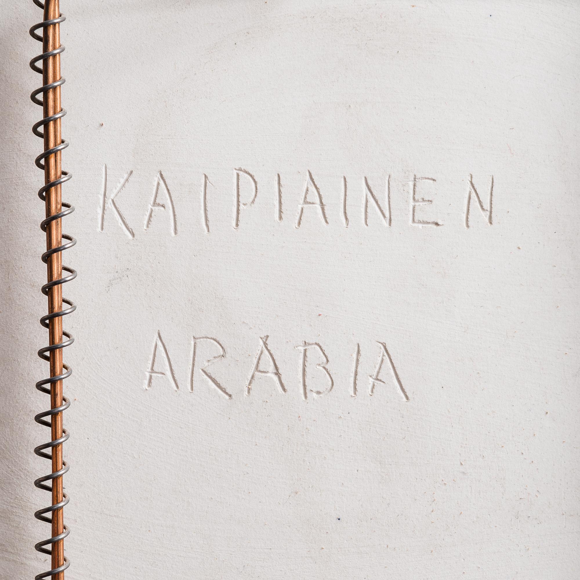 Birger Kaipiainen, a decorative ceramic plate signed Kaipiainen Arabia.