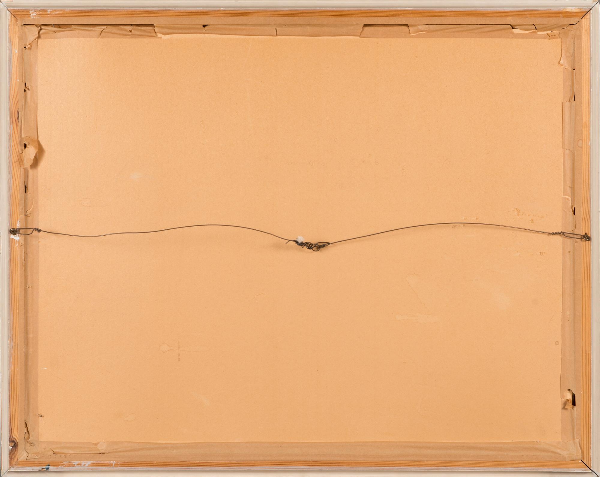 Marga Toppelius-Kiseleff, watercolor, signed and dated 1886.