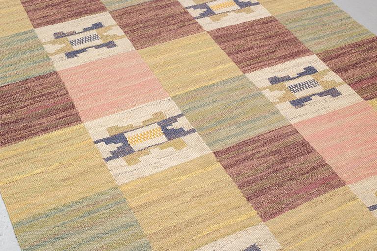 Märta Måås-Fjetterström, a carpet, "Rutmattan", flat weave, ca 201-203 x 145,5 cm, signed MMF.