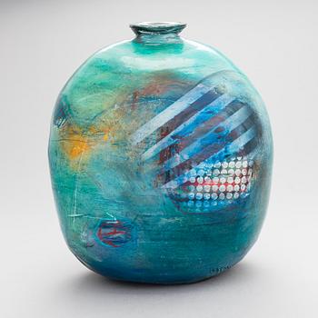 Timothy Persons, vase, ceramic, signed Persons -96.