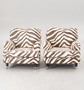 A pair of lounge chairs, Englesson, 21st century.