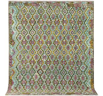 A Kilim rug, Afghanistan, c. 243 x 215 cm.