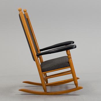 a rocking chair, Nesto stolfabrik, late 20th century.