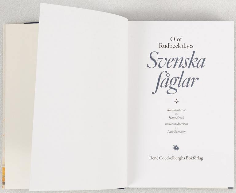 Olof Rudbeck d.y., "Svenska fåglar".