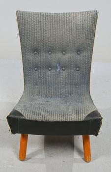 FÅTÖLJ, omkring 1900-talets mitt.
