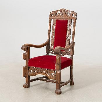 Armchair Baroque style first half of the 20th century.