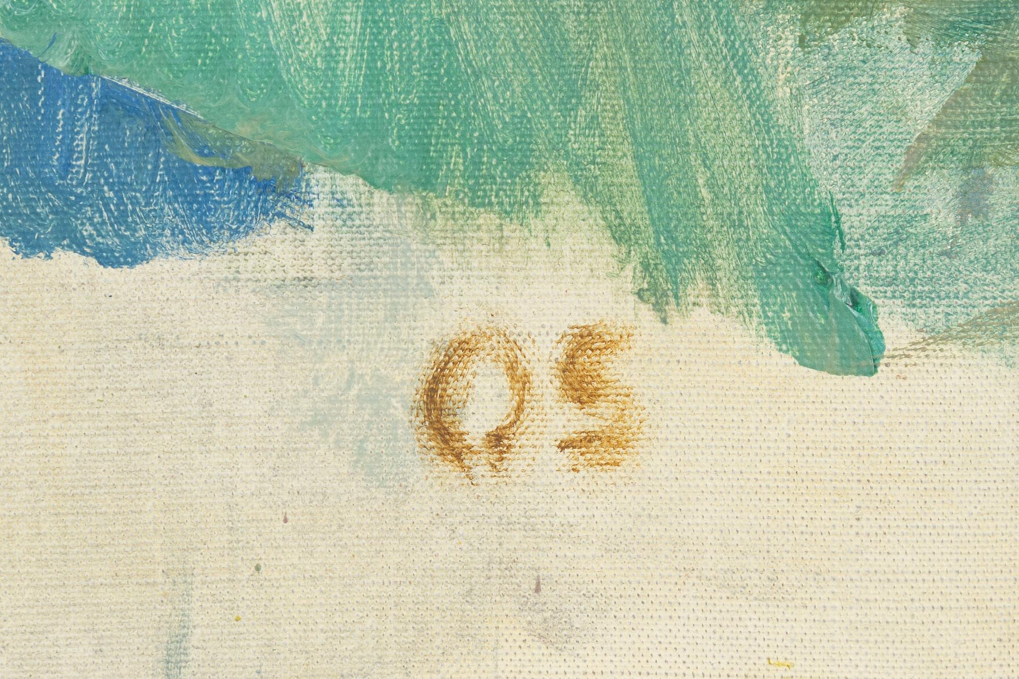 Olle Skagerfors, Stilleben med kanna och frukter.