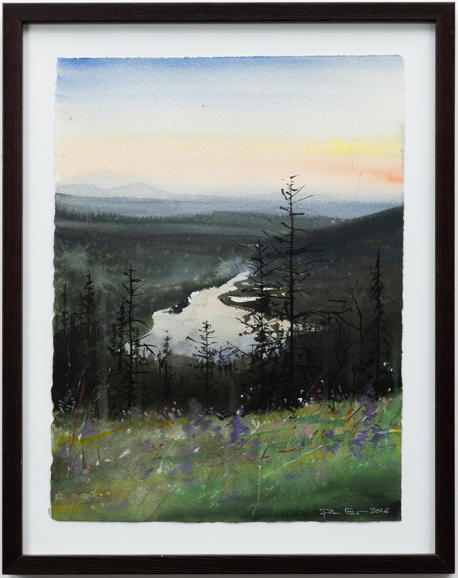 Peter Eugén, View over Åresjön.