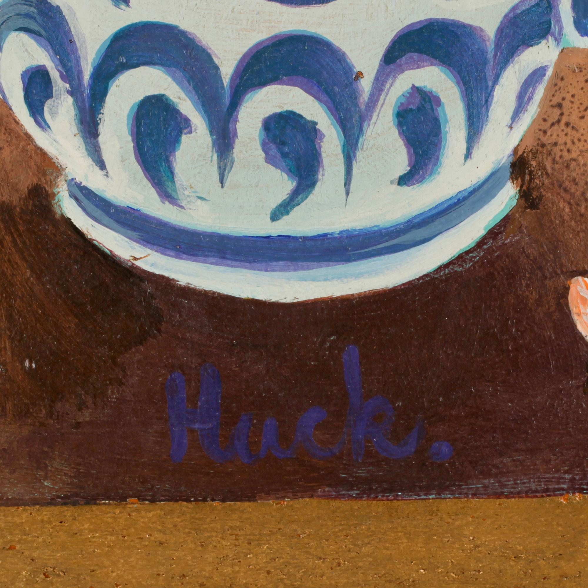 LARS HUCK HULTGREN, olja på trä.